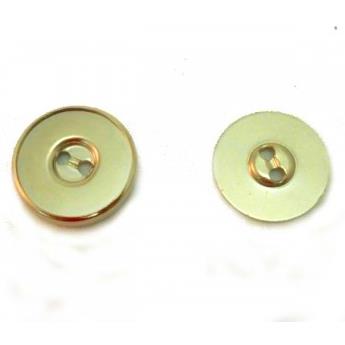 CIERRE MAGNETICO ORO 19MM (X3) PARA COSER(Min. 3 U